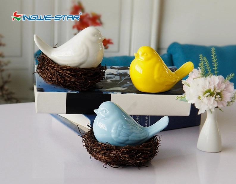 Ceramic Bird Cabinet Home Decor